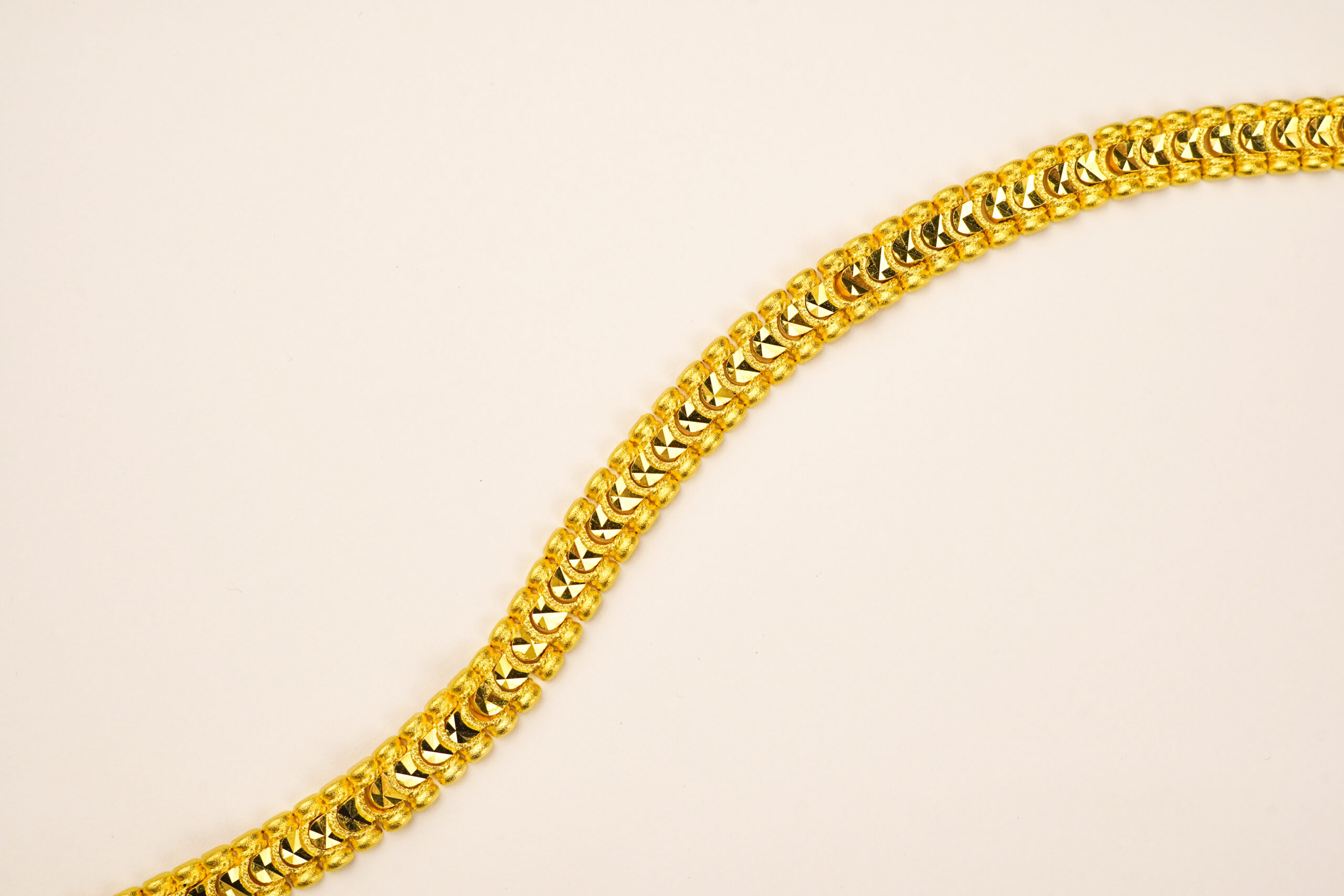 22K Yellow Gold Men Bracelet