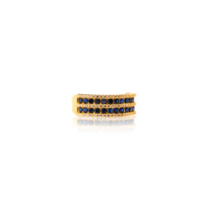 22K Yellow Gold Two Tone Eternity Band