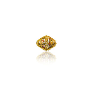 22K Yellow Gold Multicolor Ring