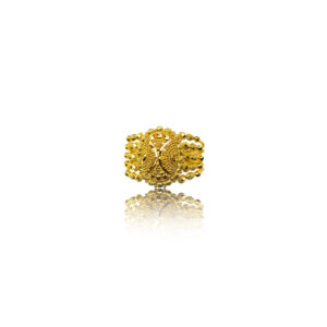 22K Yellow Gold Filigree Ring