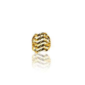 22K Yellow Gold 5 layer Ring