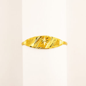 22K Yellow Gold Adjustable Kids Kada