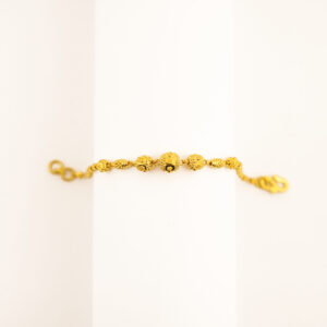 22K Yellow Gold Baby Beads Bracelet