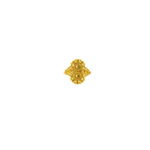 22K Yellow Gold Filigree Design Kids Ring