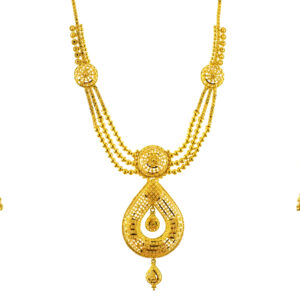 22K Yellow Gold Women Pendant Set