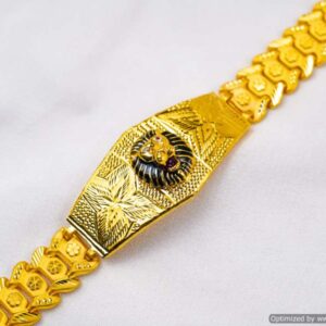 22K Yellow Gold Gucci Men Bracelet