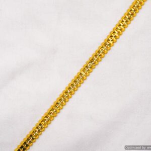 22K Yellow Gold Men Bracelet in Star Shape detail