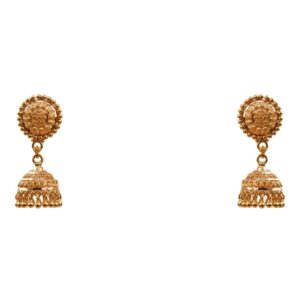 22k Gold Minimal Hanging Jhumki