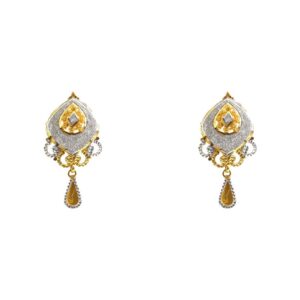 22k Gold Leaf Type Earrings